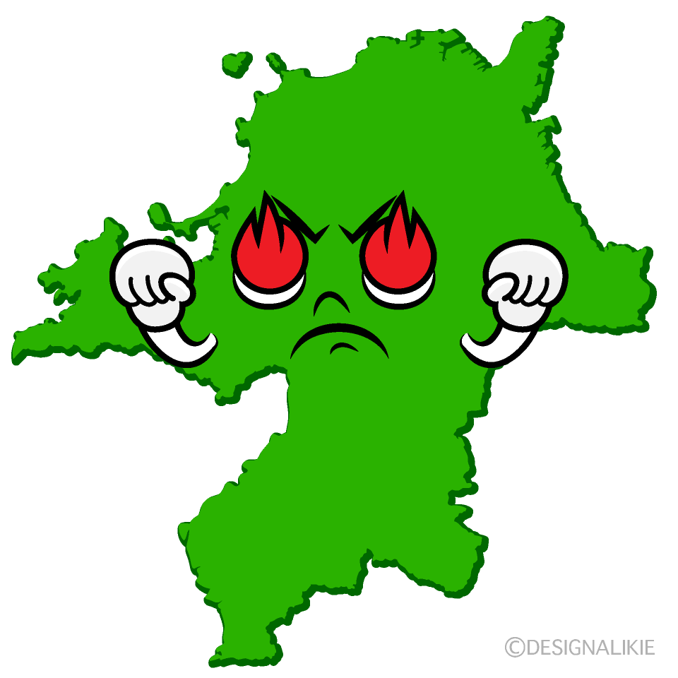 かわいい熱意の福岡県イラスト