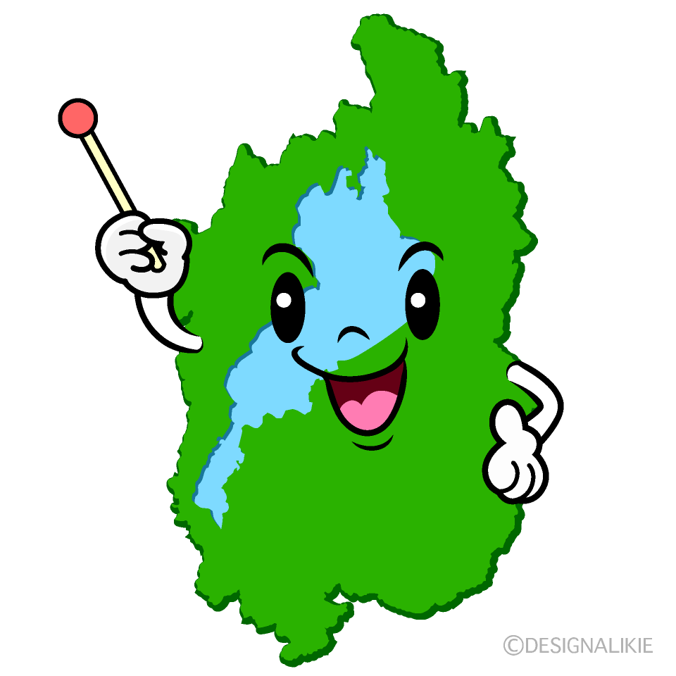 かわいい話す滋賀県イラスト