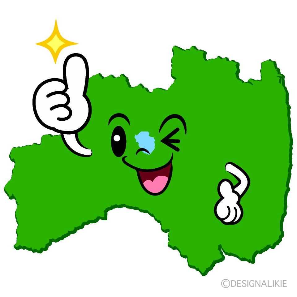 かわいいいいね！の福島県イラスト