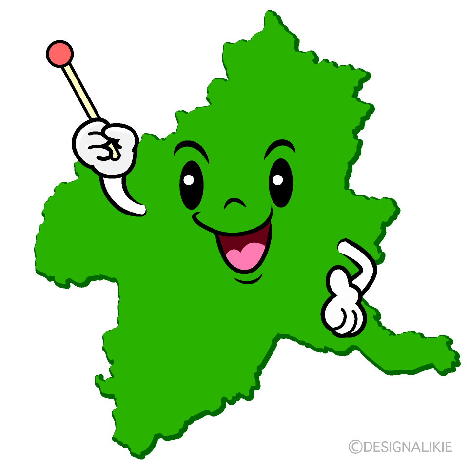 かわいい話す群馬県イラスト