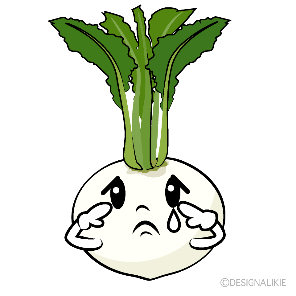 かわいい悲しいカブイラスト