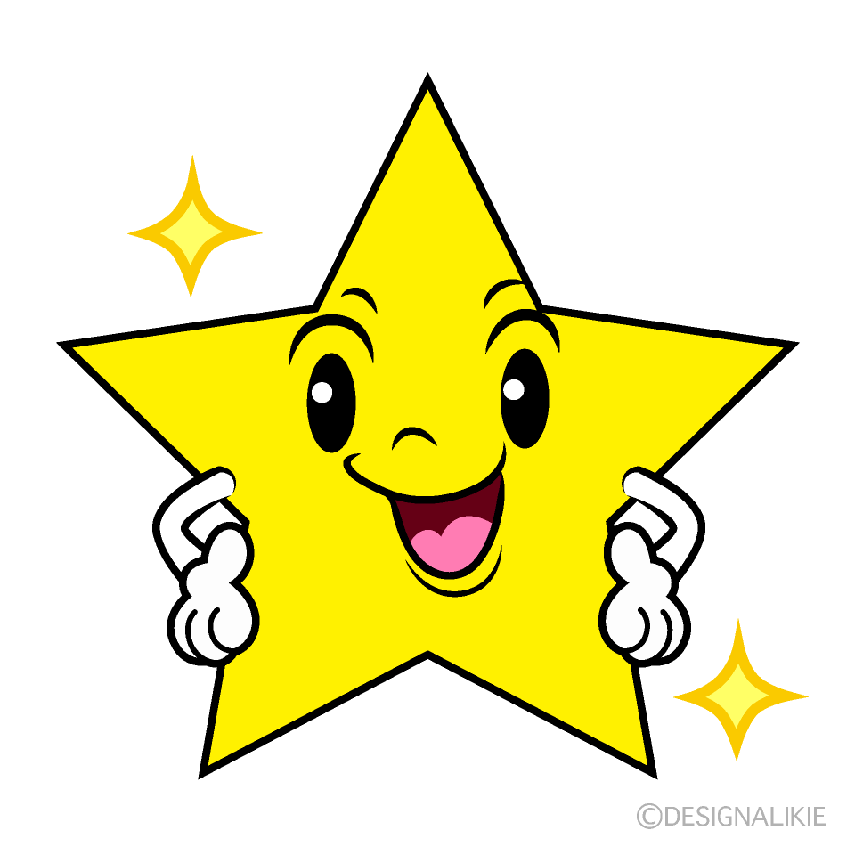 Cute Confident Star Clipart