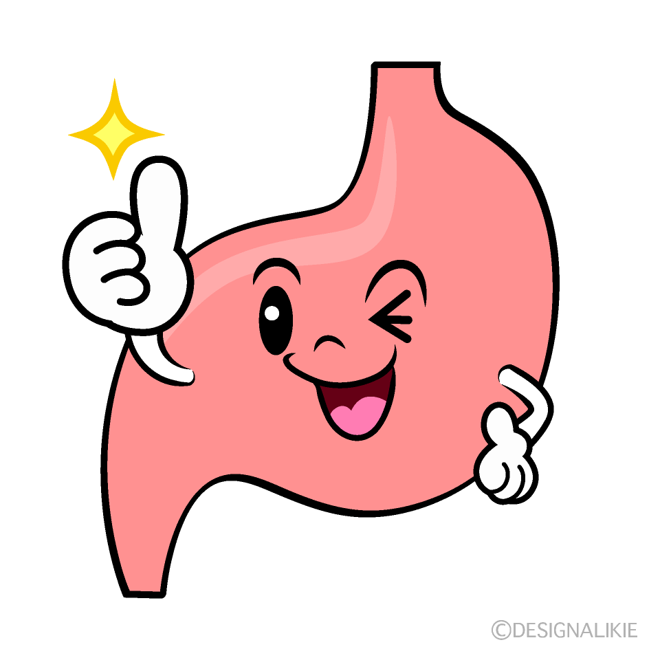 かわいいいいね！の胃イラスト