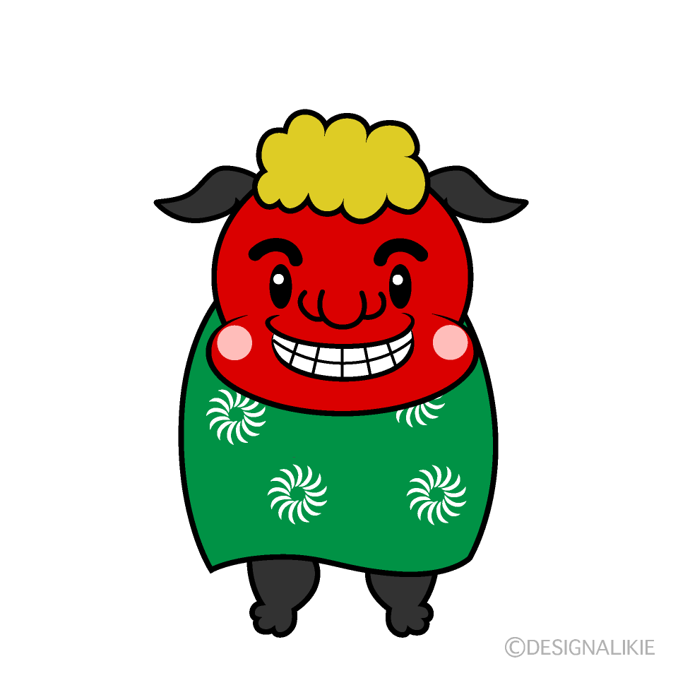 かわいい獅子舞イラスト