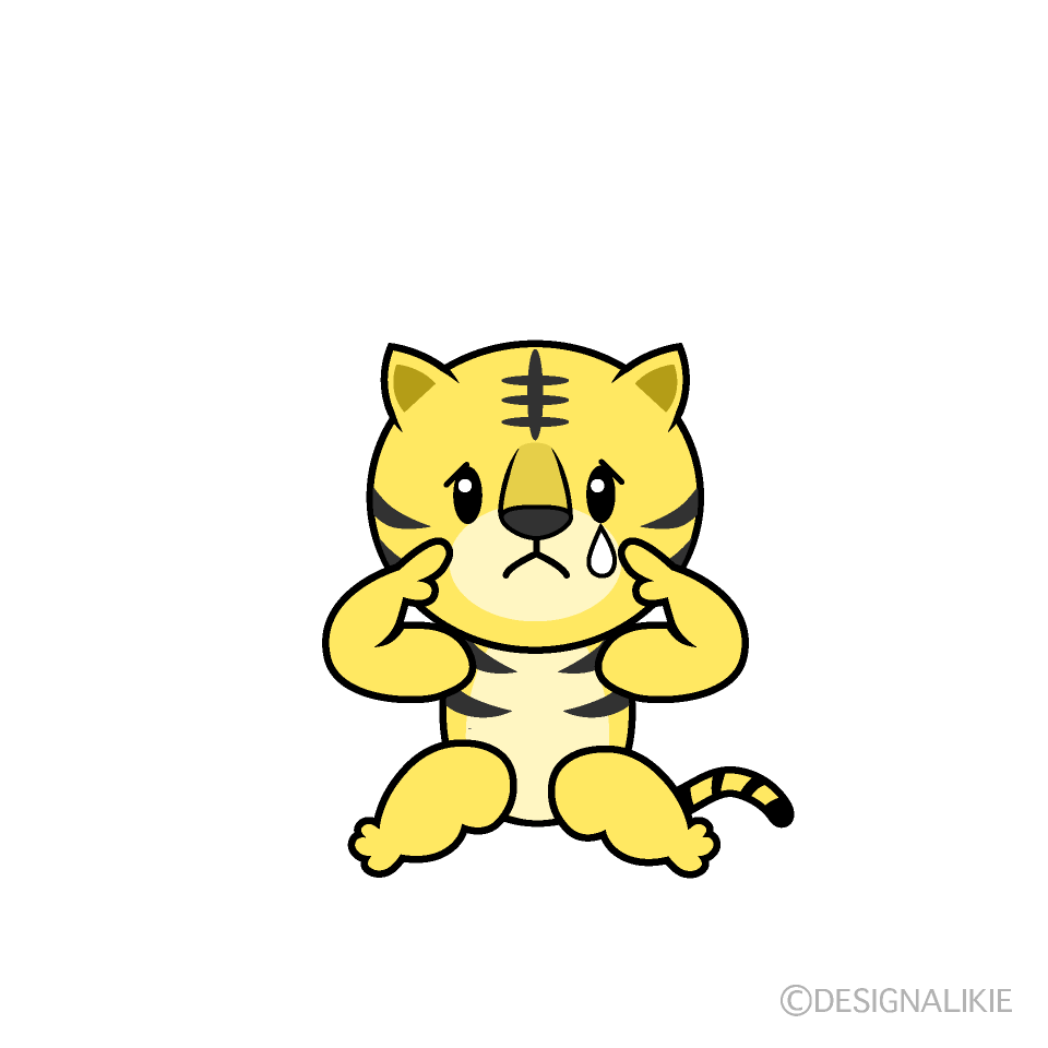 かわいい悲しいトライラスト