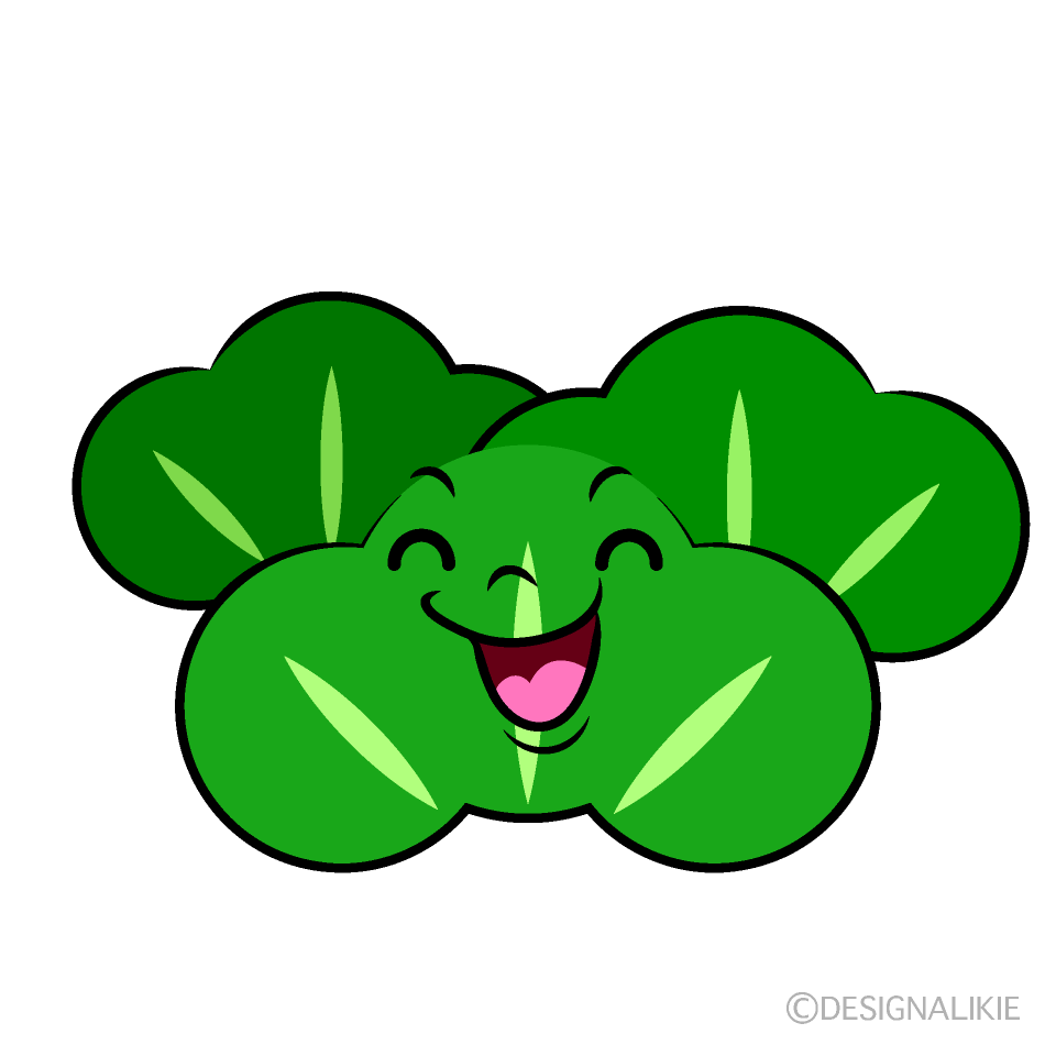かわいい笑顔の松イラスト