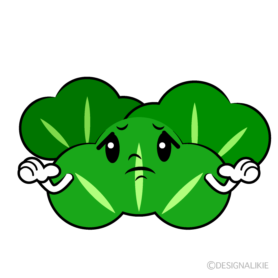 かわいい困る松イラスト