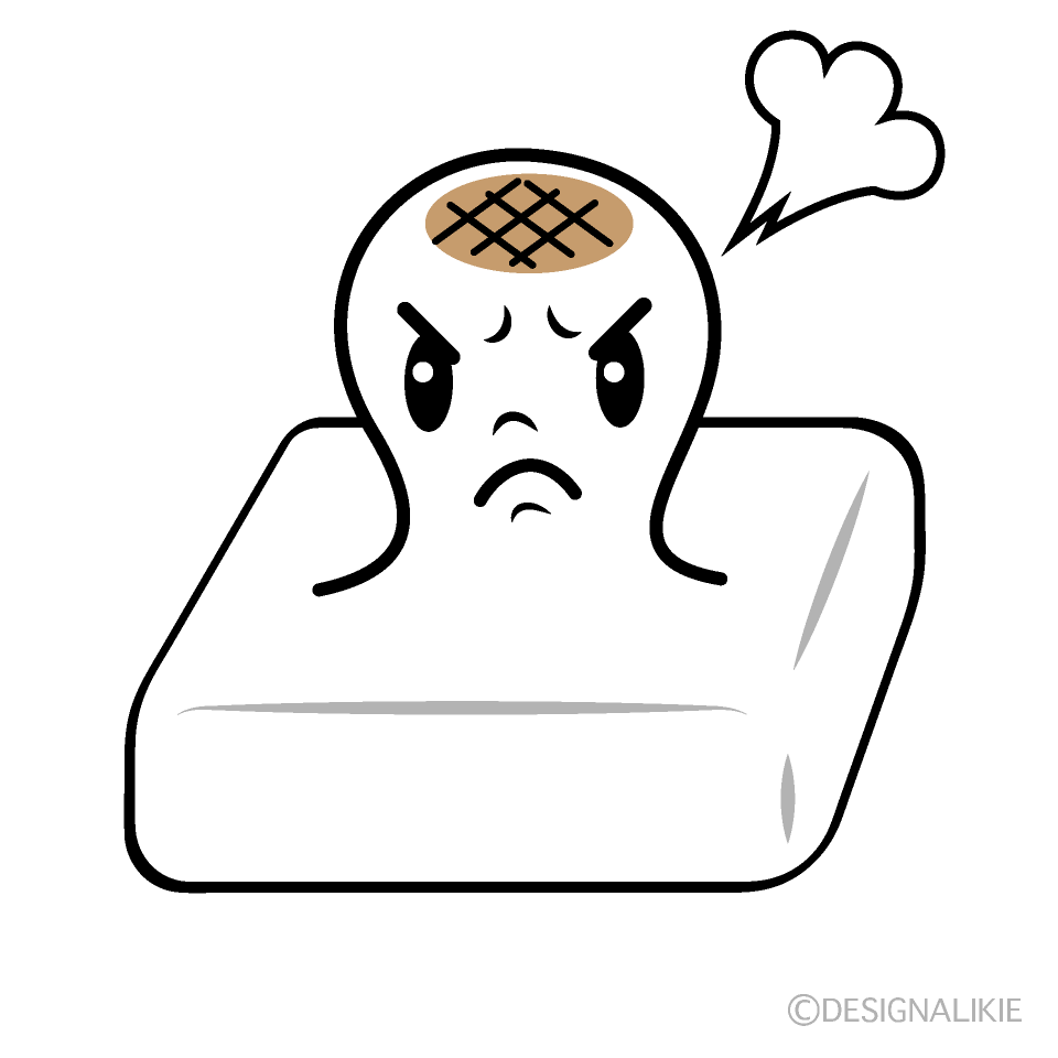 Cute Angry Mochi Clipart