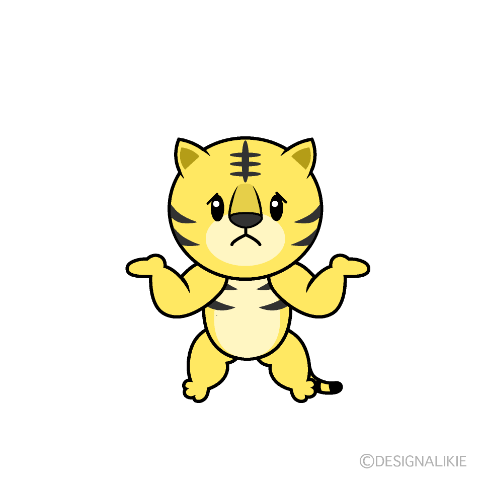 かわいい困るトライラスト