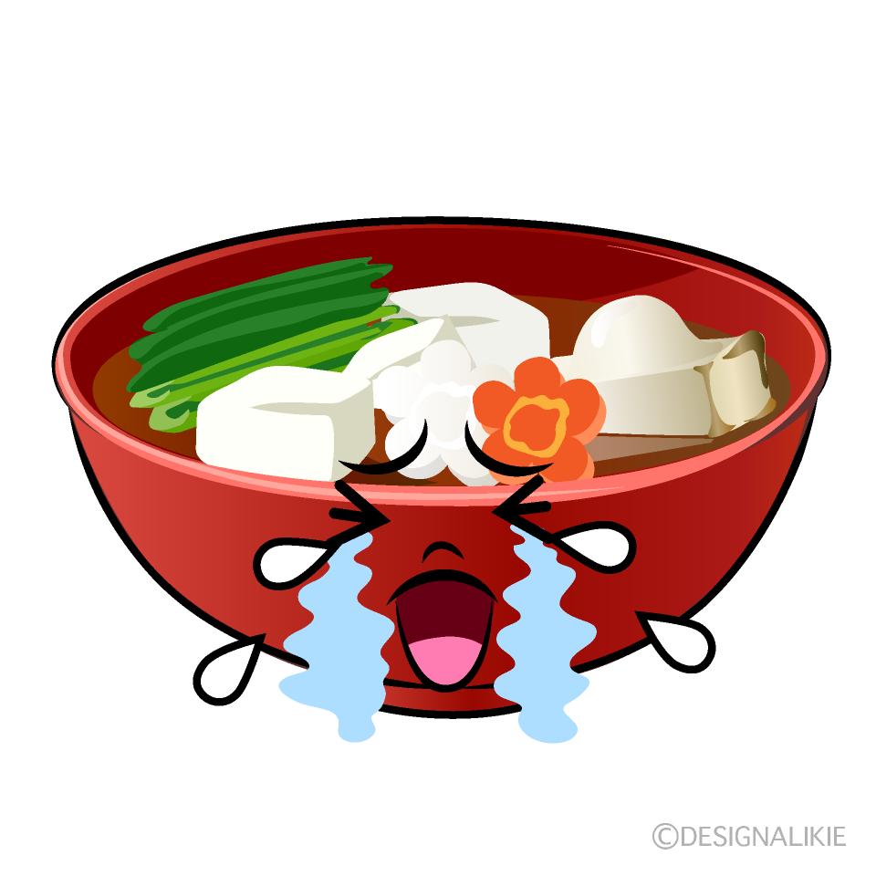 かわいい泣くお雑煮イラスト