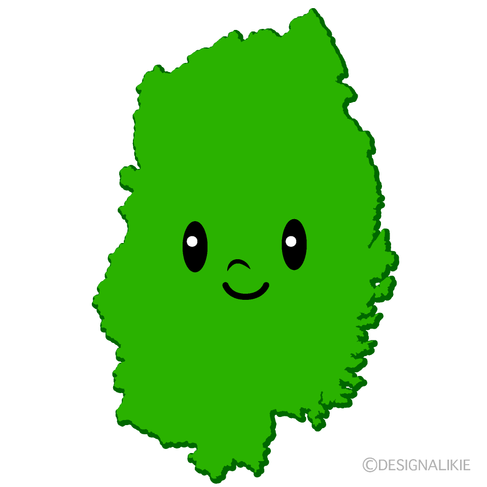 かわいい岩手県イラスト