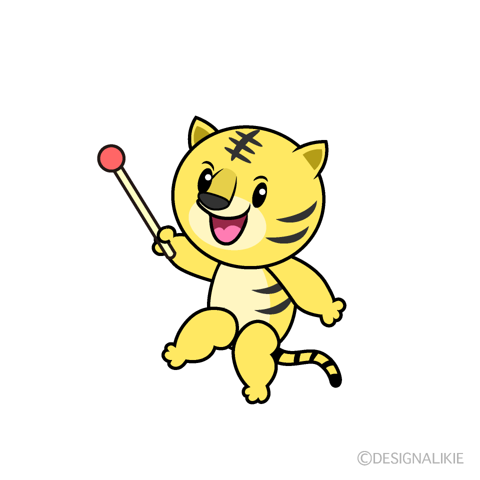 かわいい説明するトライラスト