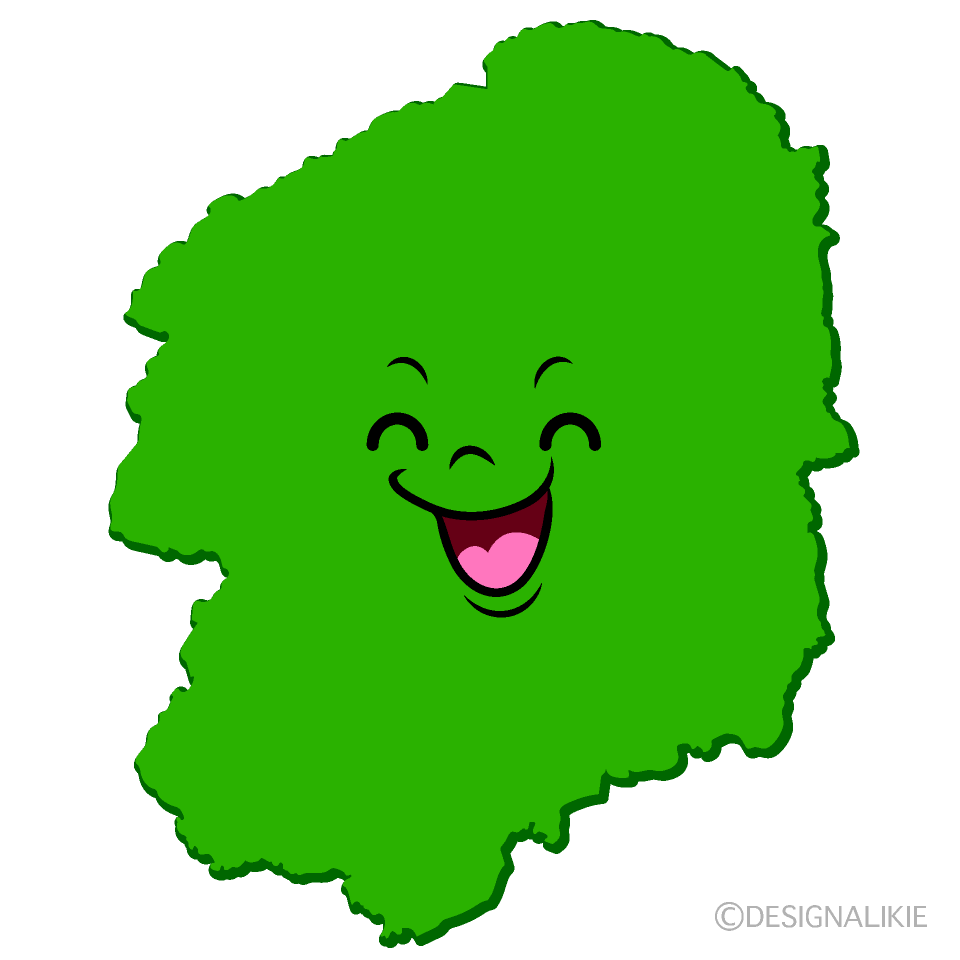 かわいい笑顔の栃木県イラスト