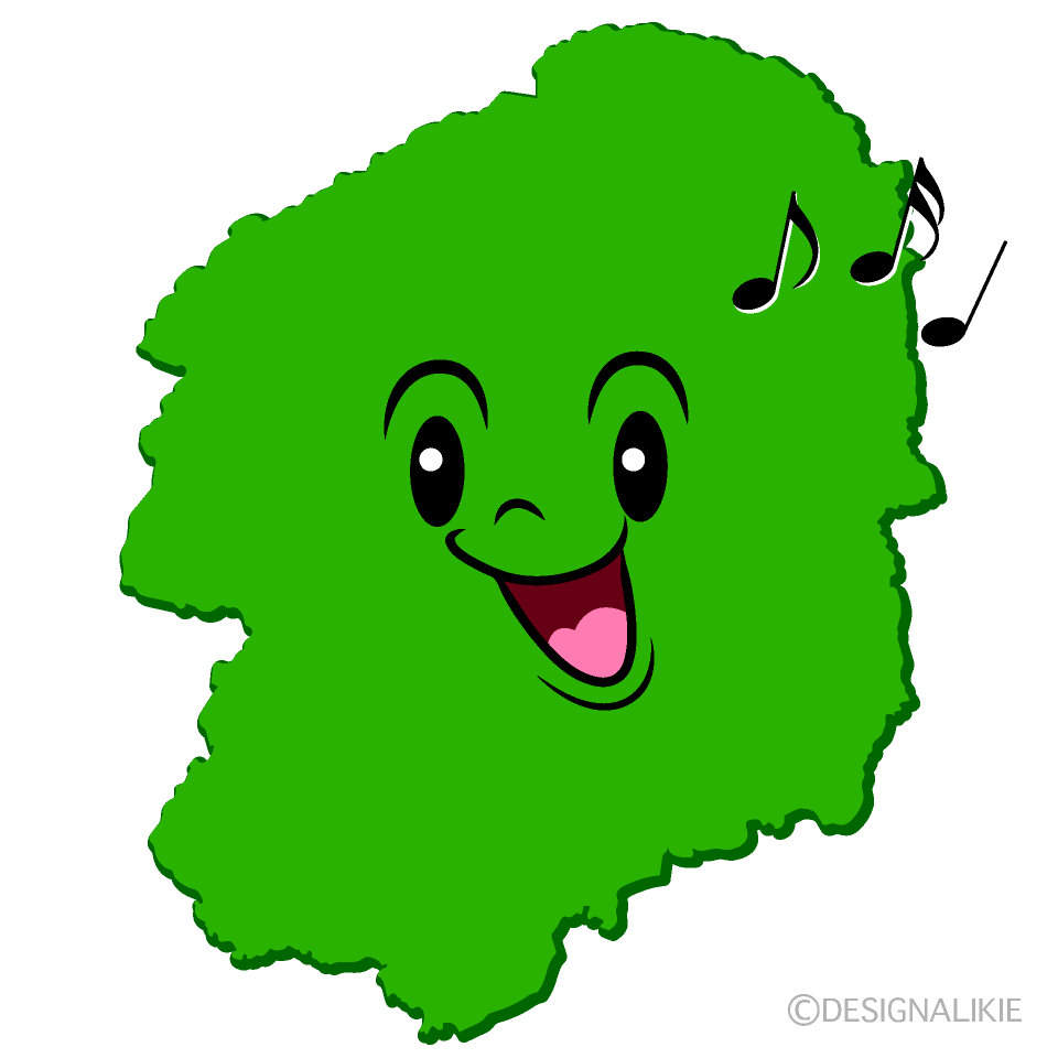 かわいい歌う栃木県イラスト