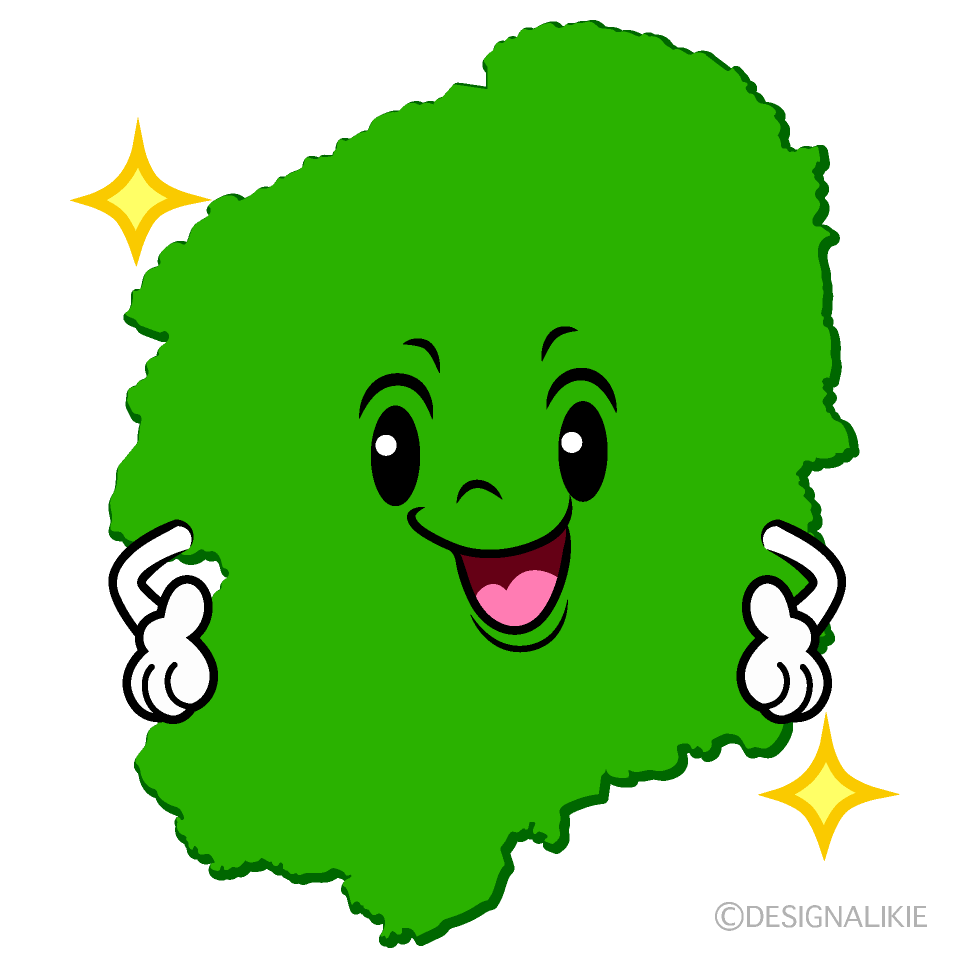 かわいい煌く栃木県イラスト