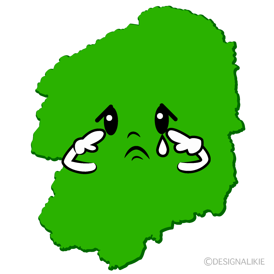 かわいい悲しい栃木県イラスト