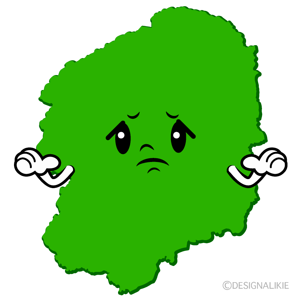 かわいい困る栃木県イラスト