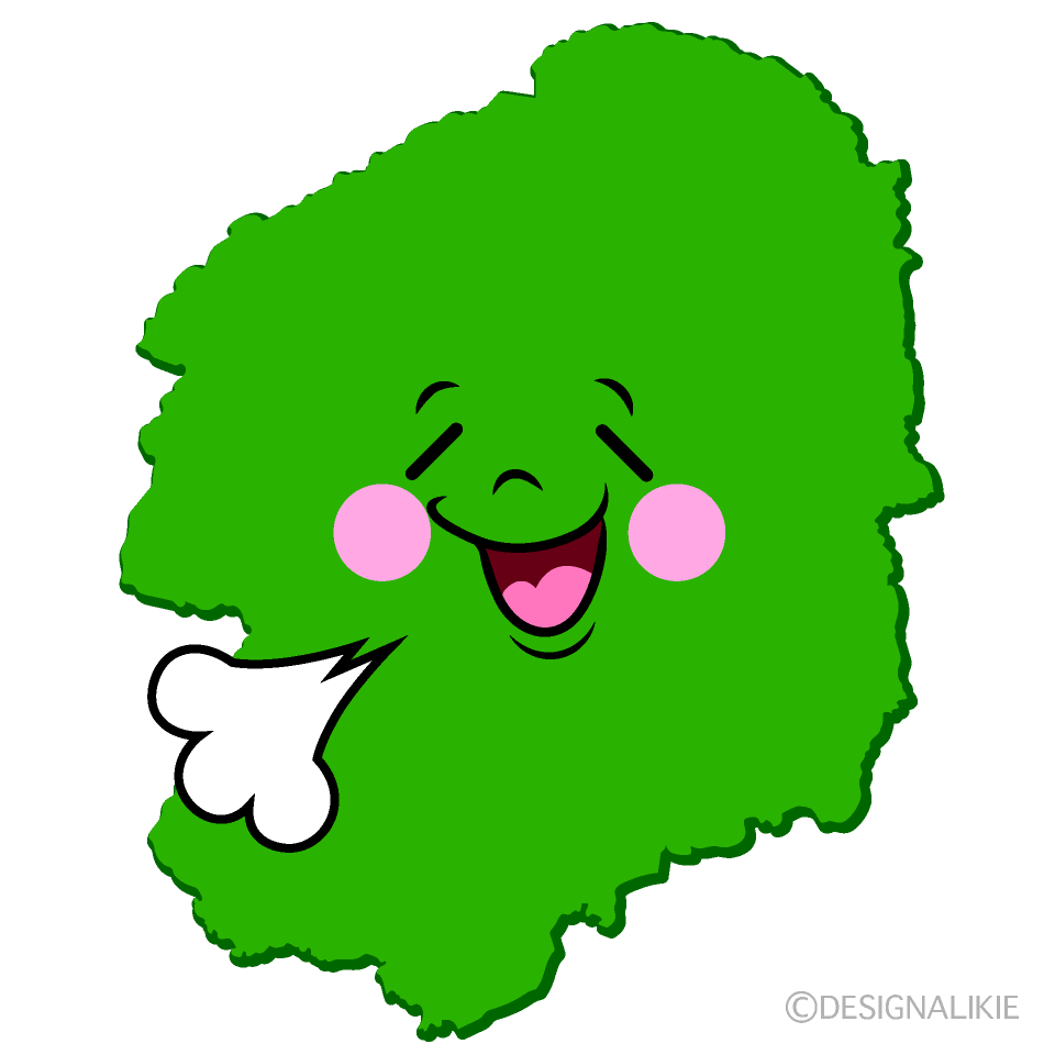 かわいいリラックスする栃木県イラスト