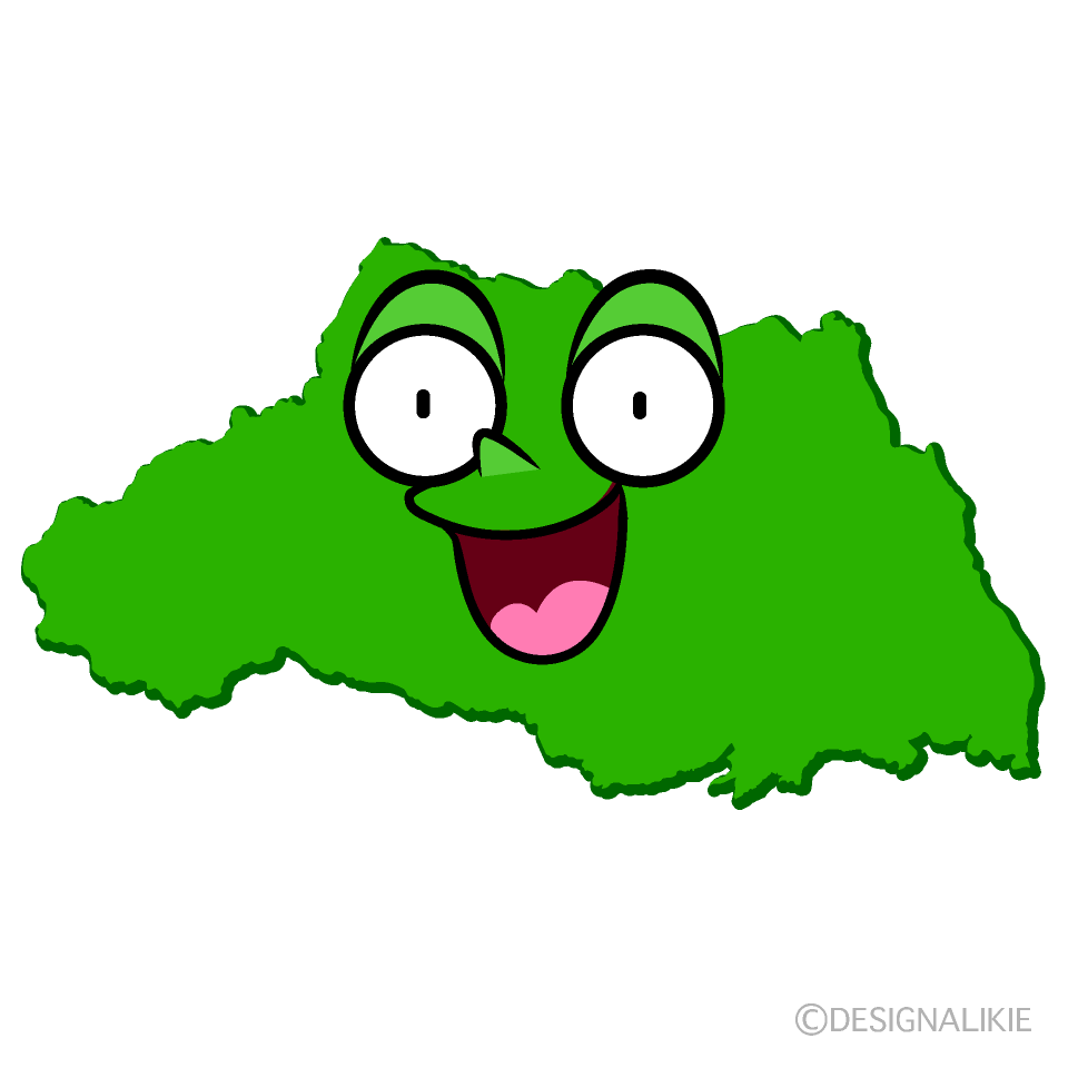 かわいい驚く埼玉県イラスト