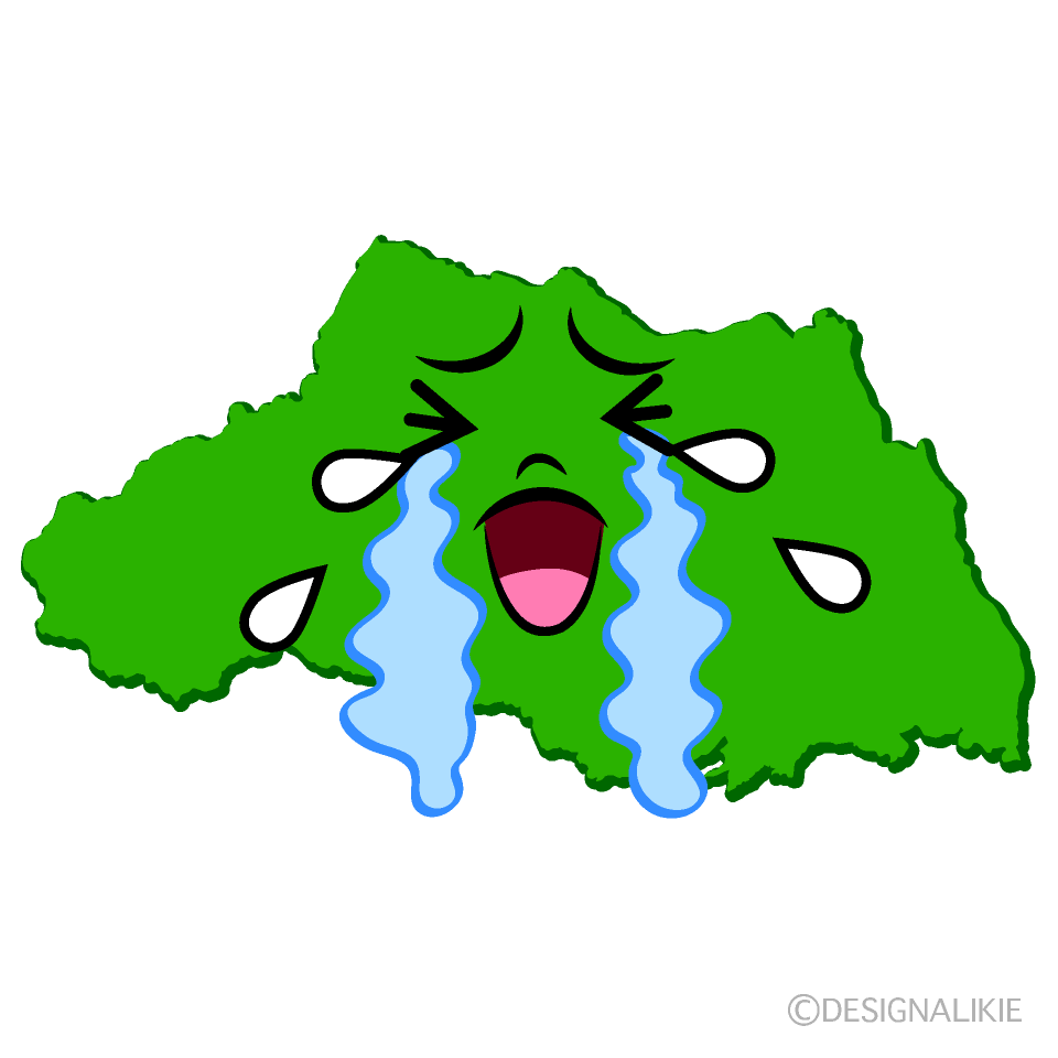 かわいい泣く埼玉県イラスト