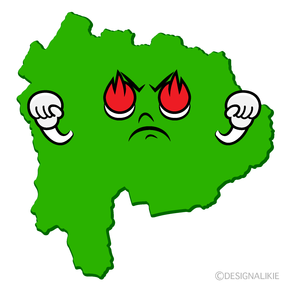 かわいい熱意の山梨県イラスト