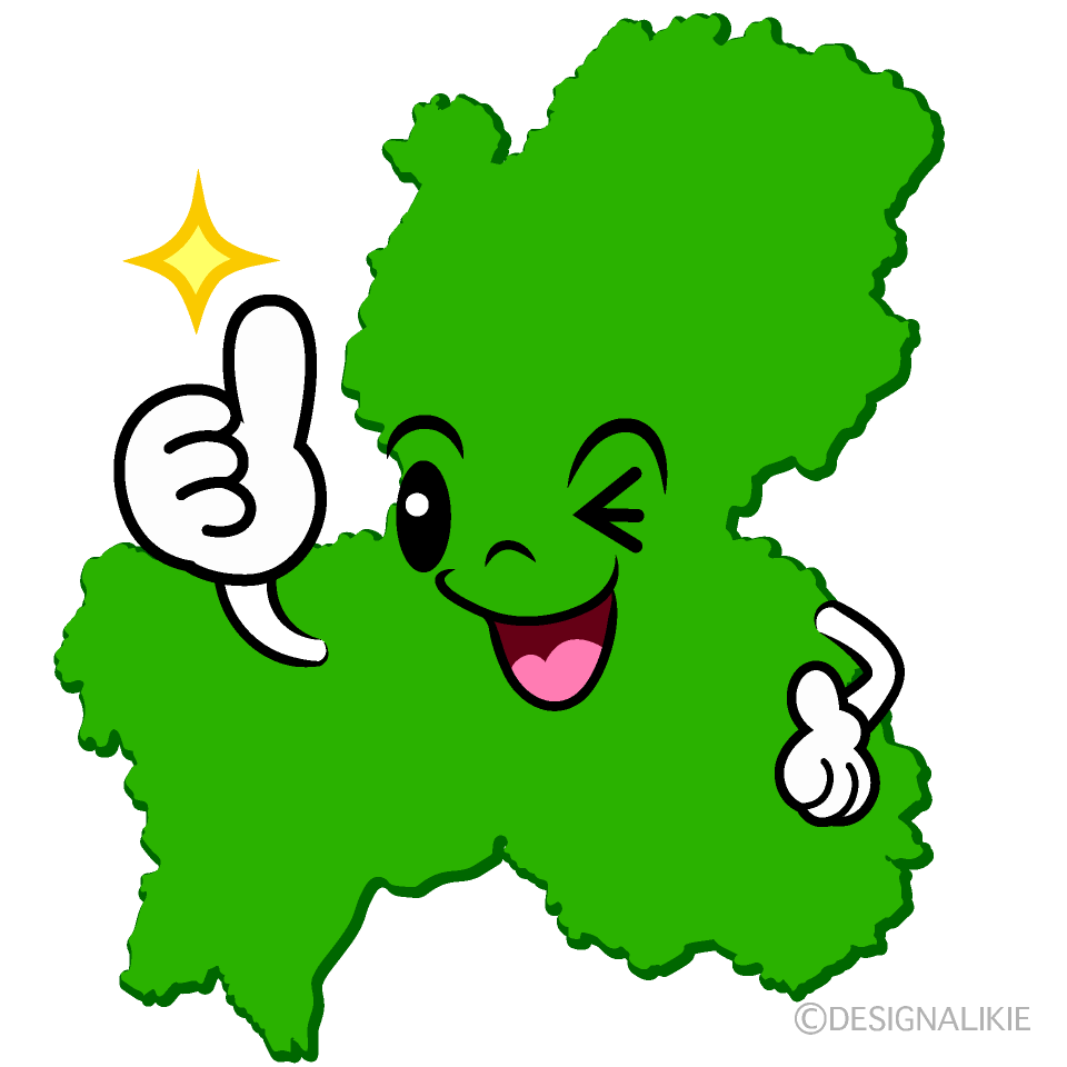 かわいいいいね！の岐阜県イラスト