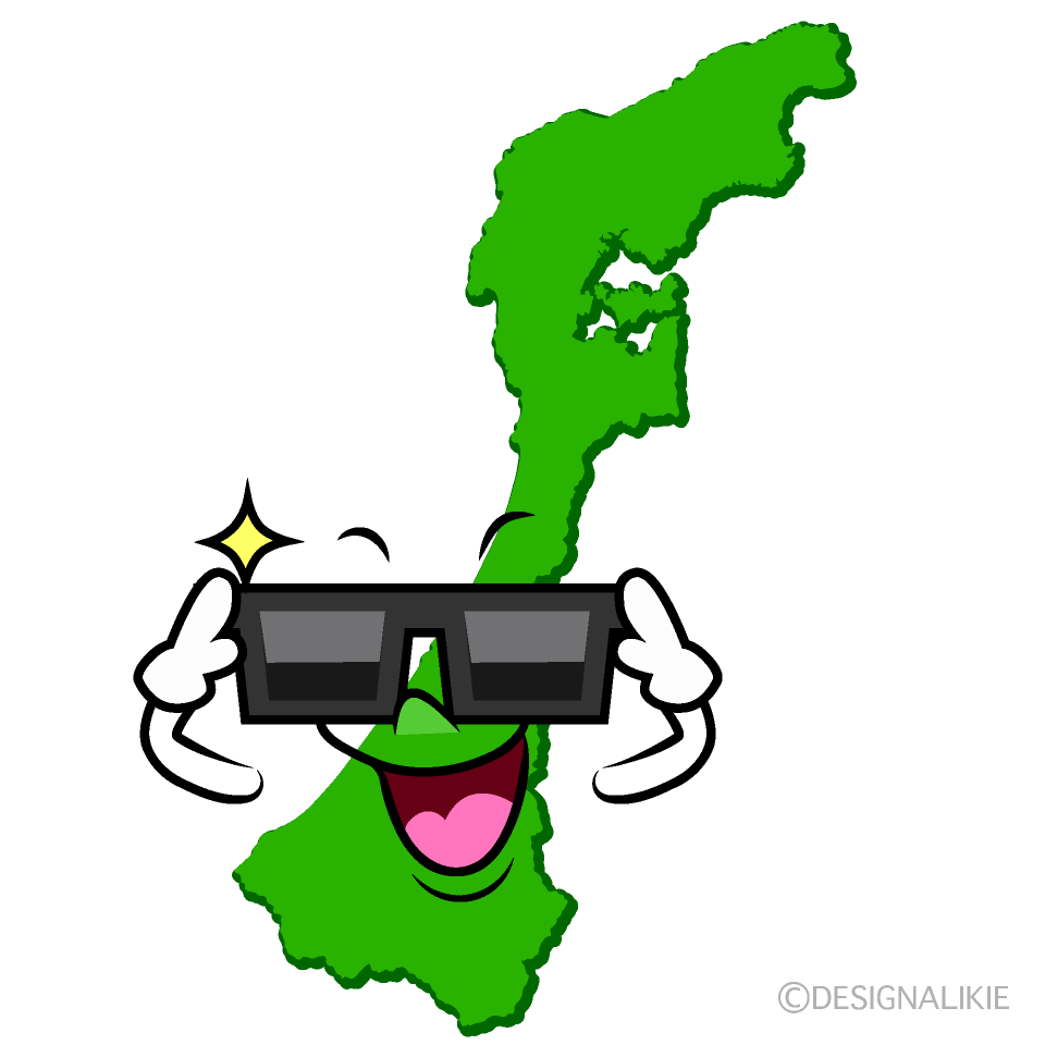 かわいいかっこいい石川県イラスト