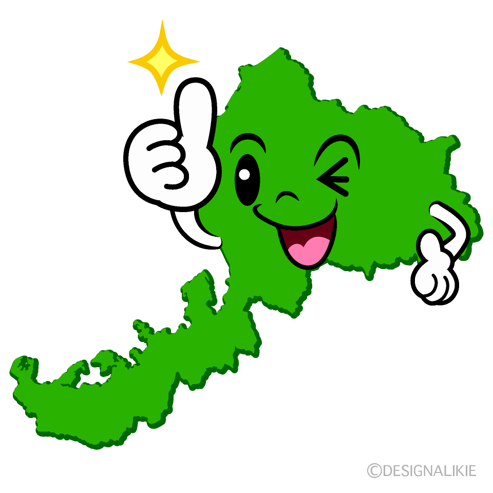 かわいいいいね！の福井県イラスト