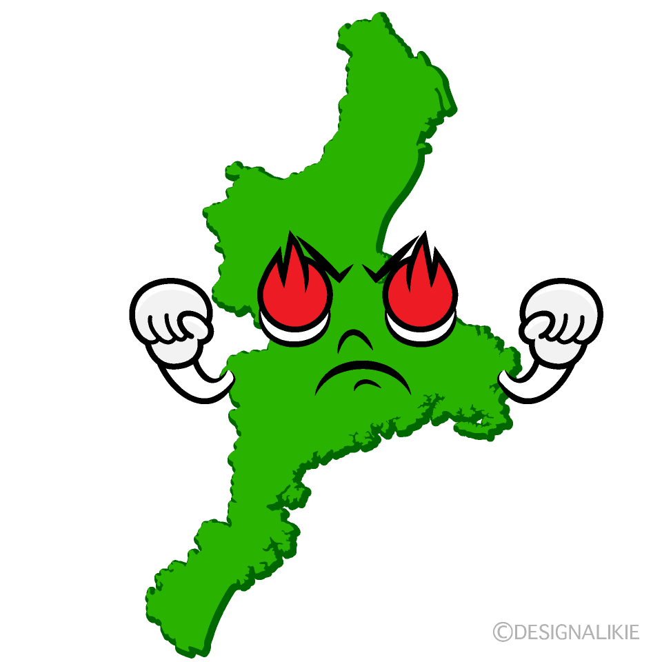 かわいい熱意の三重県イラスト