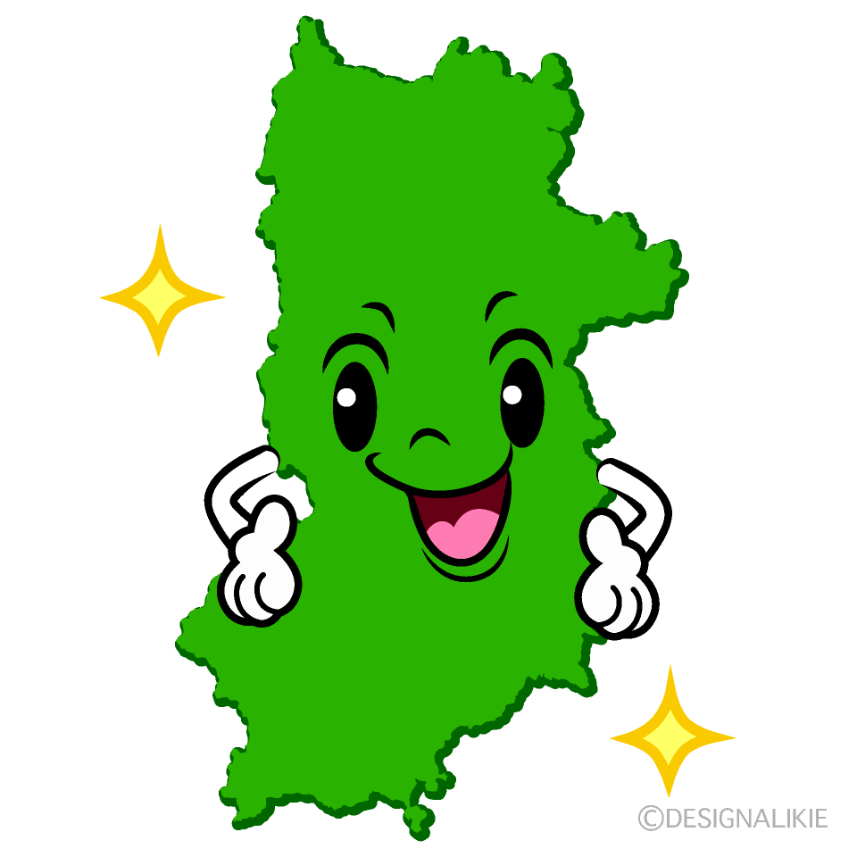 かわいい煌く奈良県イラスト