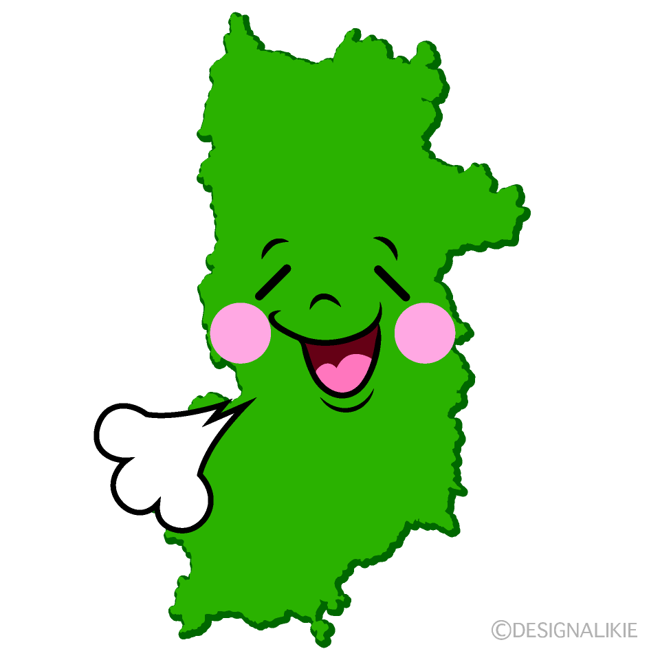 かわいいリラックスする奈良県イラスト