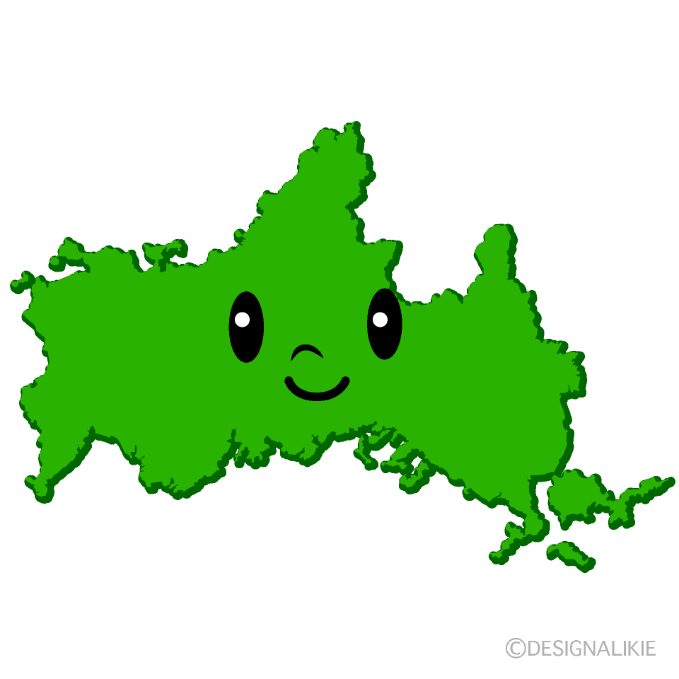 かわいい山口県イラスト