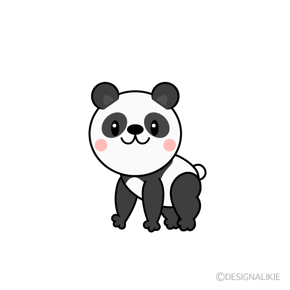 かわいいパンダイラスト