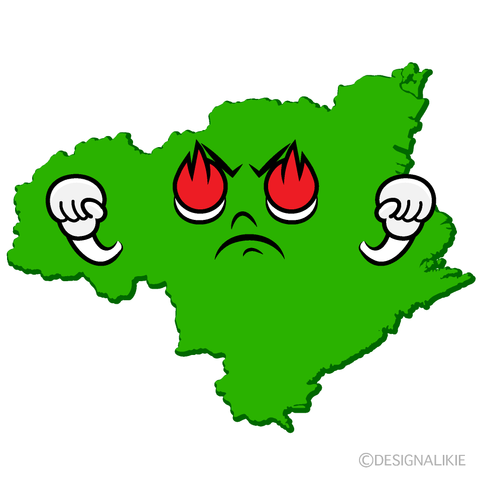 かわいい熱意の徳島県イラスト