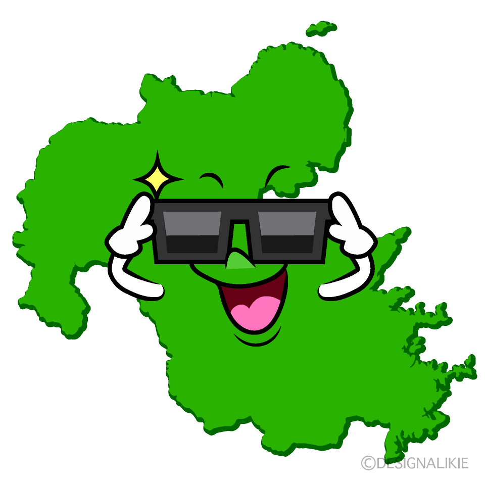 かわいいかっこいい大分県イラスト
