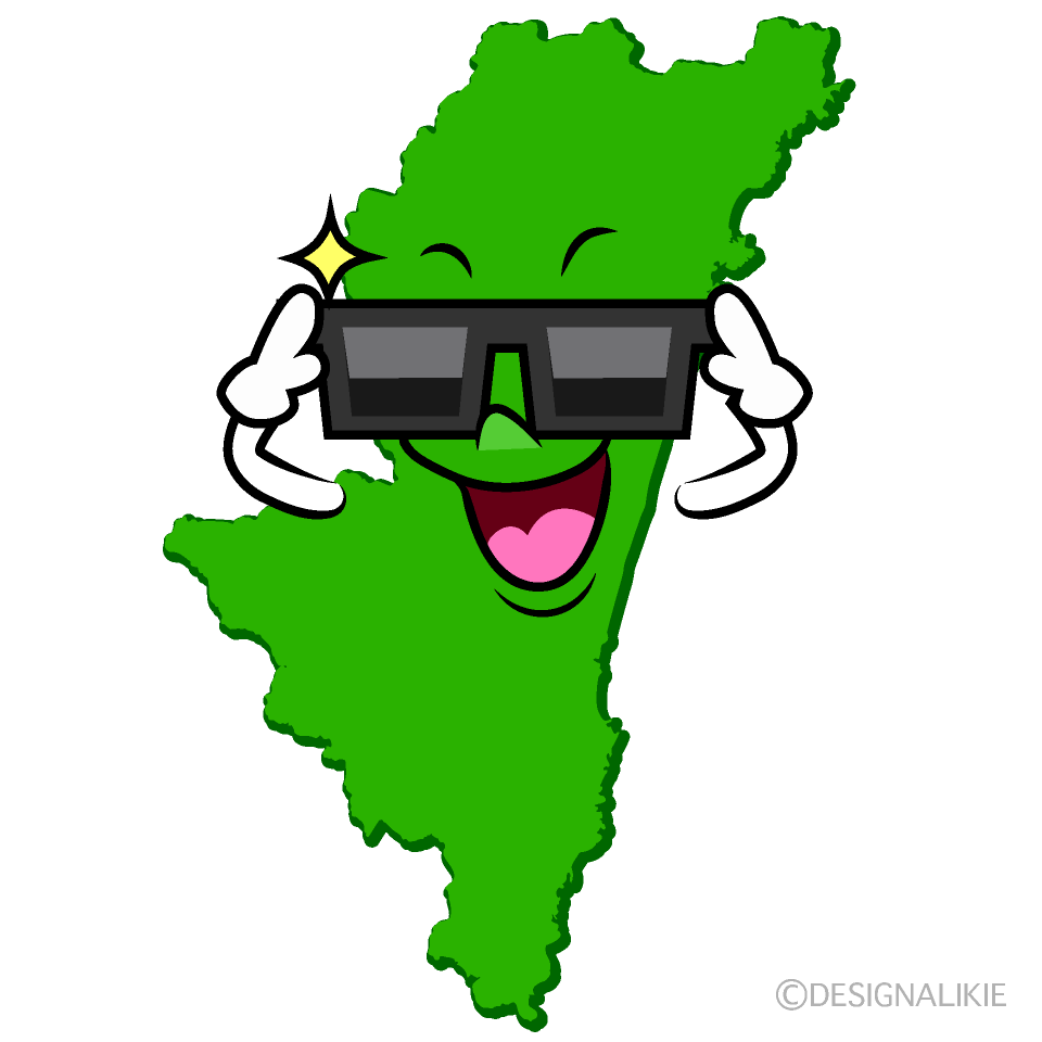 かわいいかっこいい宮崎県イラスト