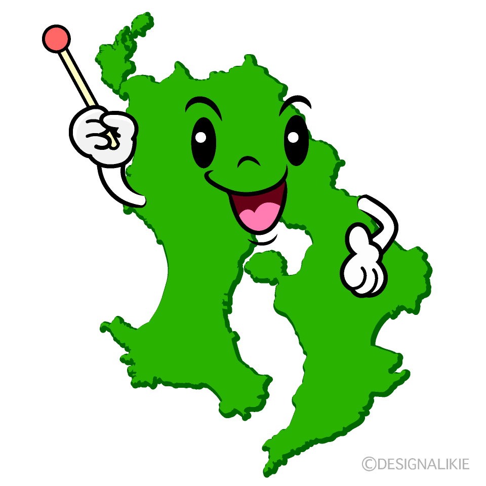 かわいい話す鹿児島県イラスト