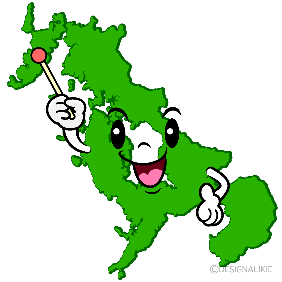 かわいい話す長崎県イラスト