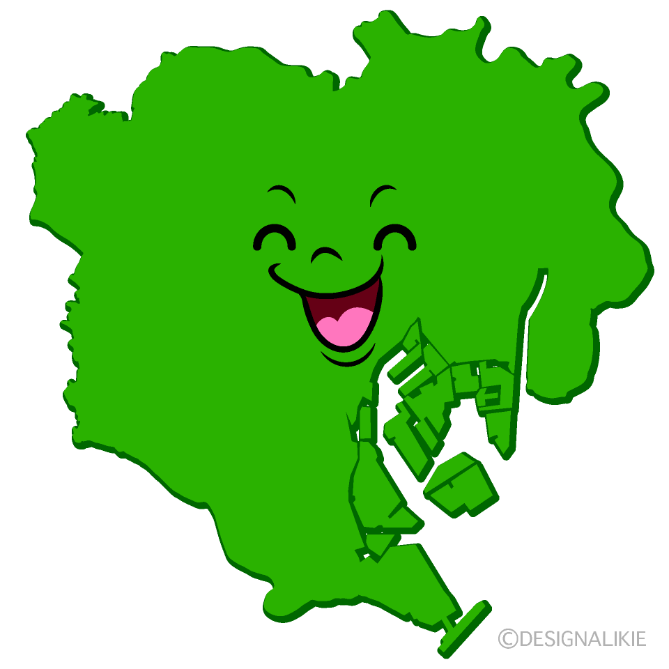 Cute Smiling Tokyo 23 Wards Clipart