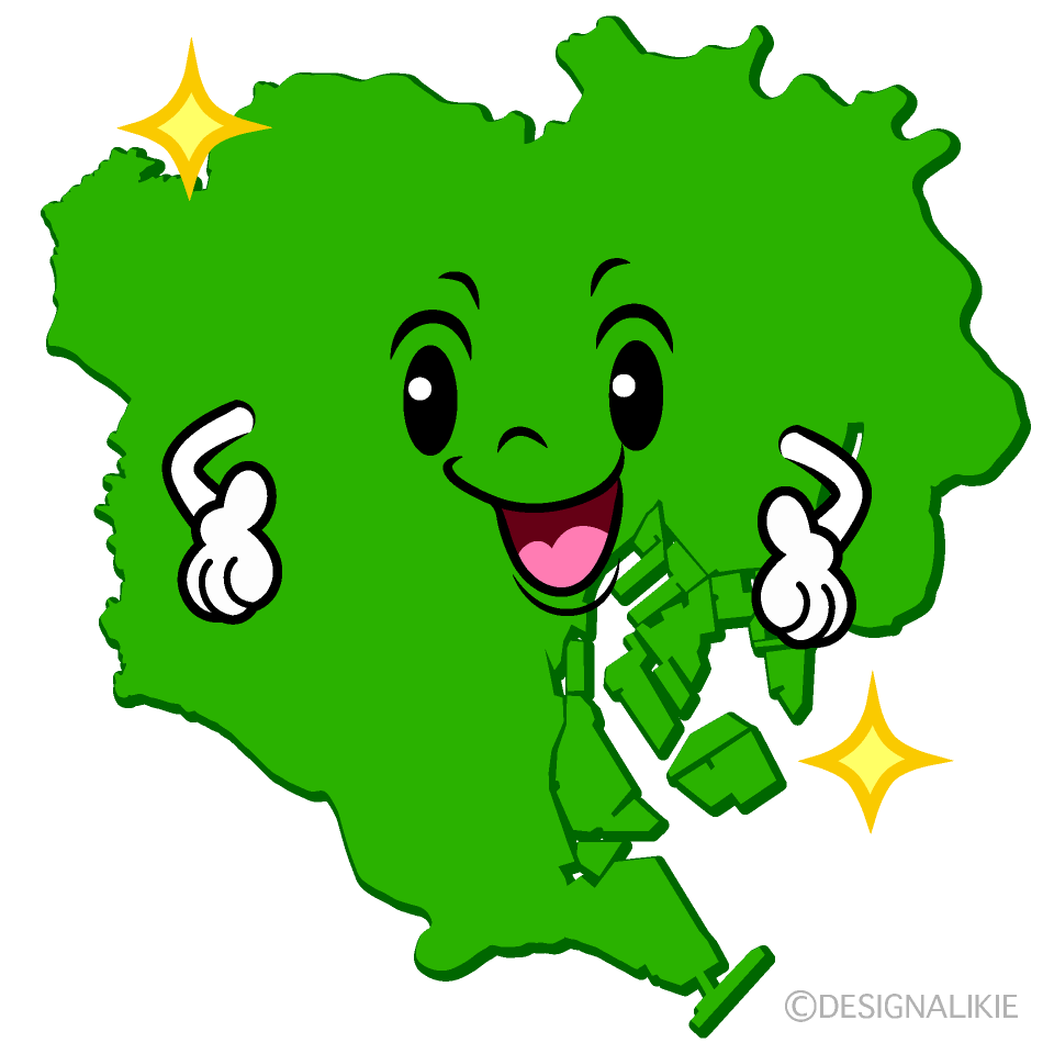 かわいい煌く東京23区イラスト