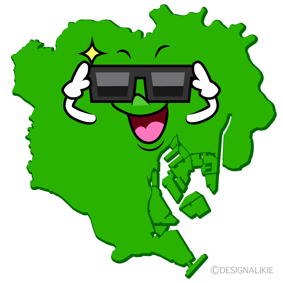 かわいいかっこいい東京23区イラスト