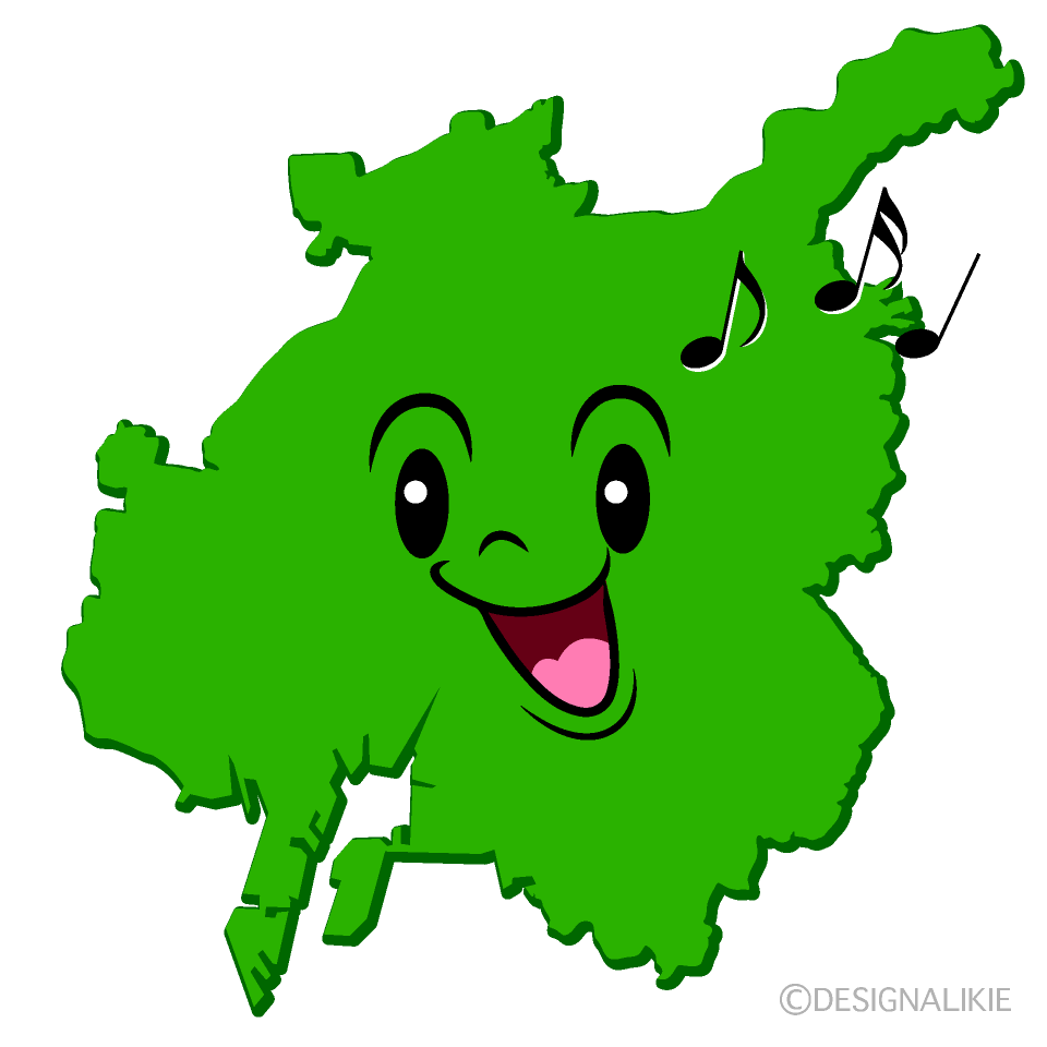かわいい歌う名古屋市イラスト