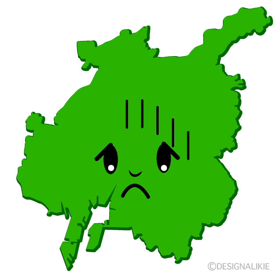 かわいい落ち込む名古屋市イラスト
