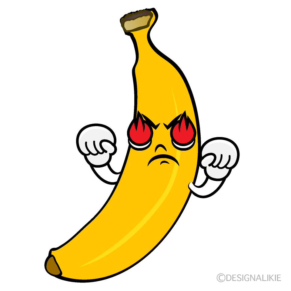 Cute Passionate Banana Clipart