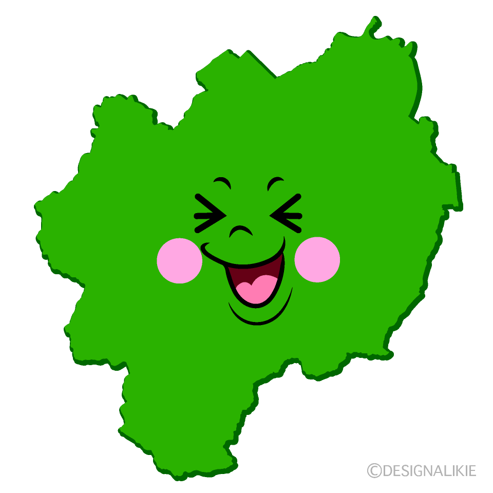 かわいい笑う札幌市イラスト