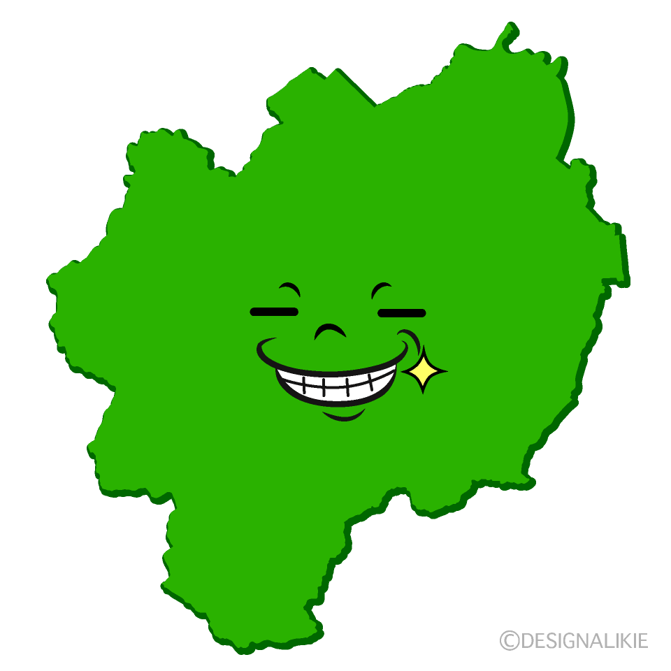 かわいいニヤリの札幌市イラスト