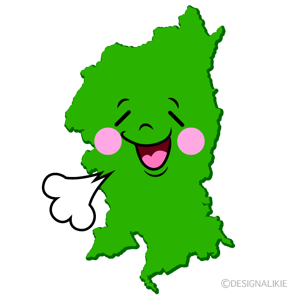 かわいいリラックスする京都市イラスト