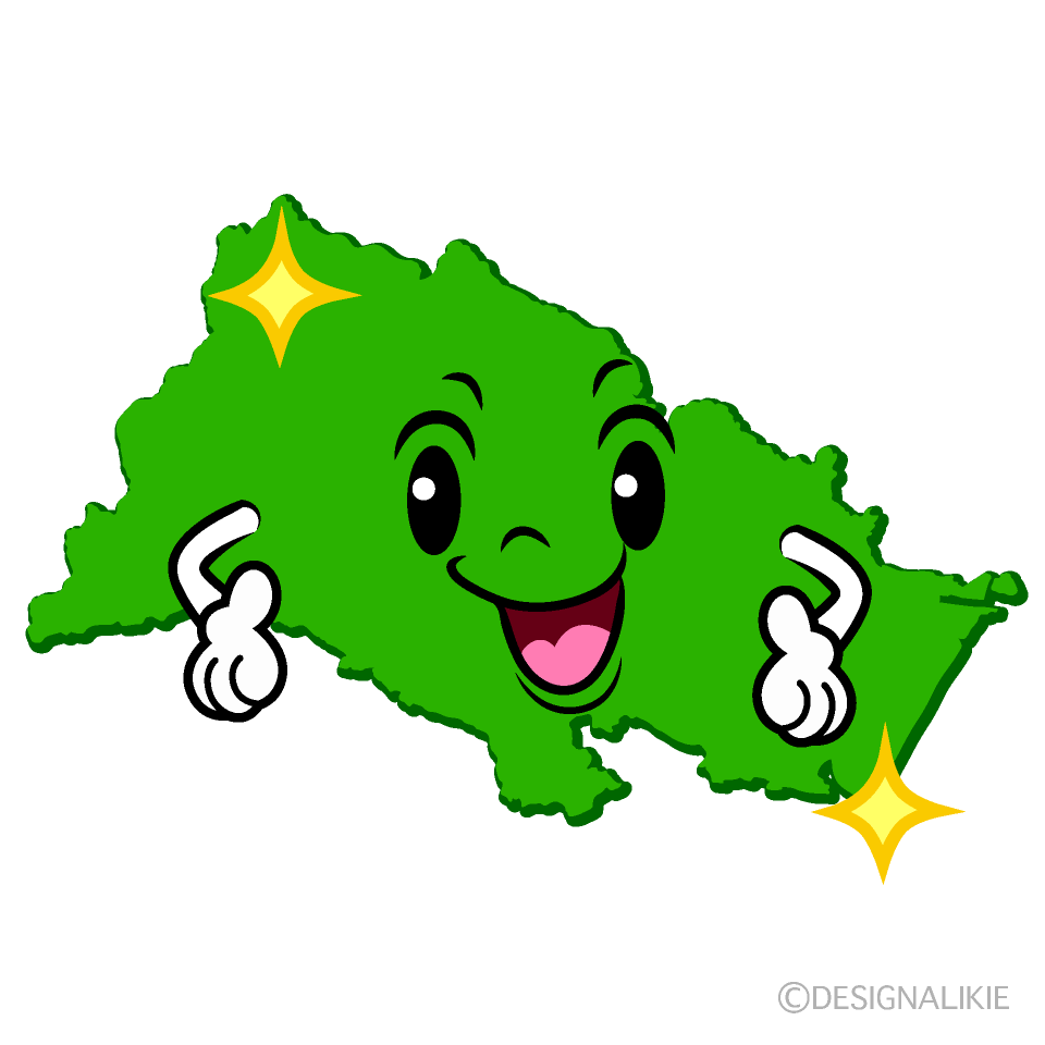 かわいい煌く仙台市イラスト