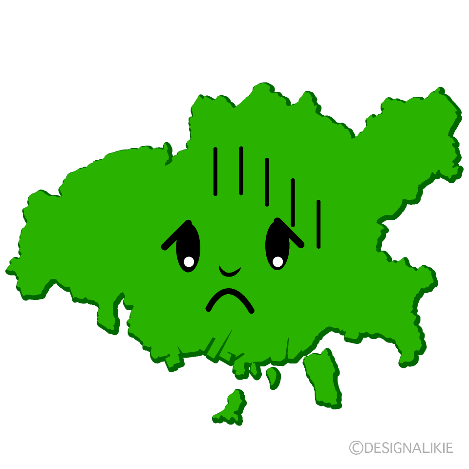 かわいい落ち込む広島市イラスト