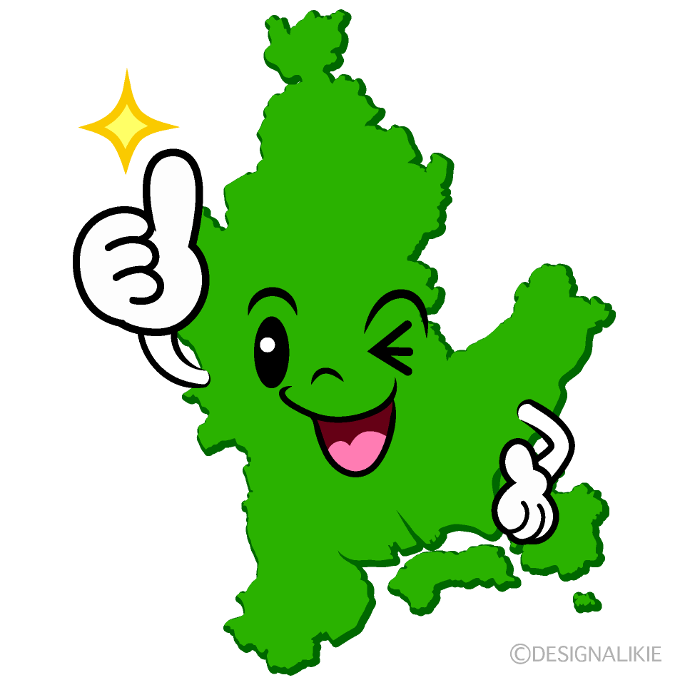 かわいいいいね！の岡山市イラスト